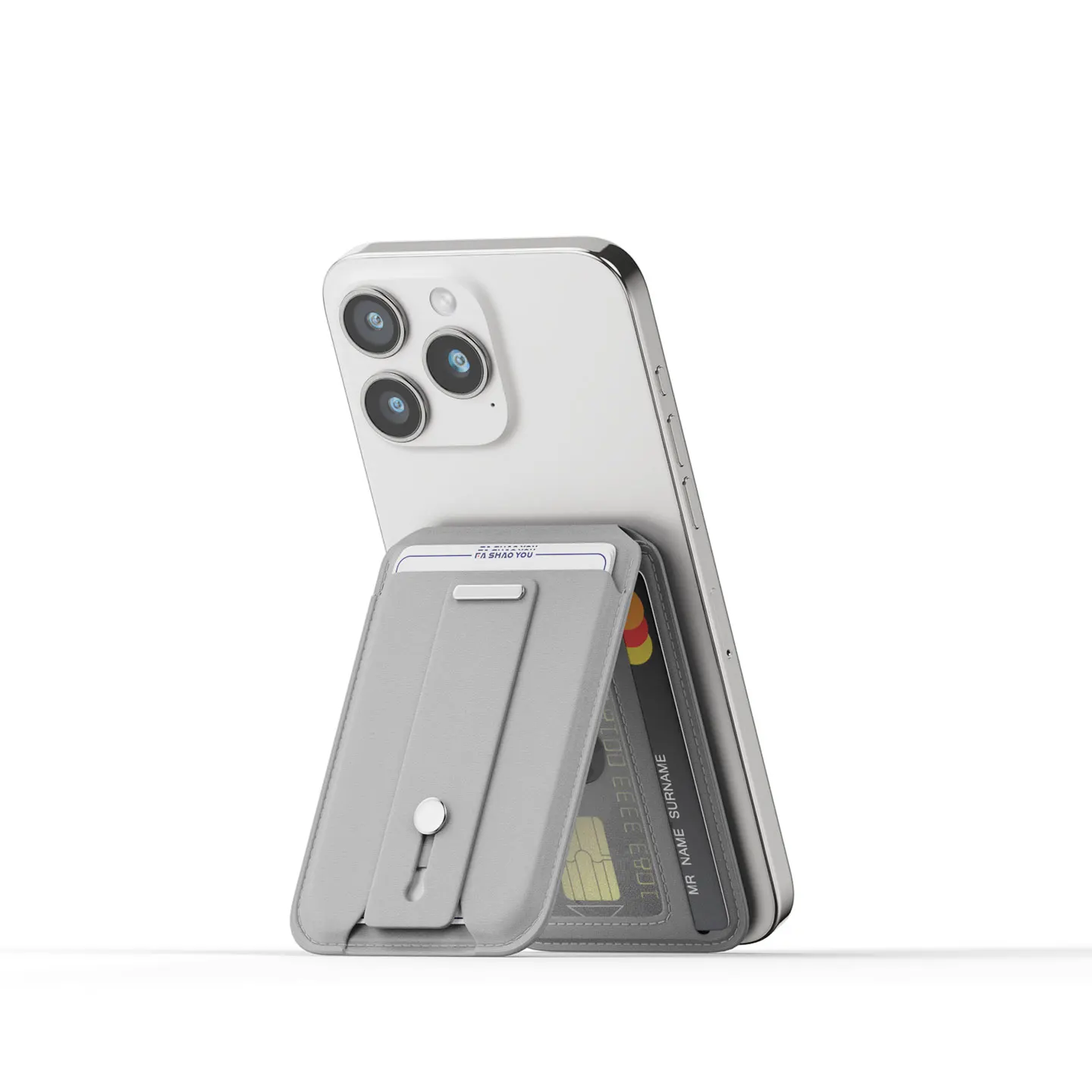 Slim Magnetic Leather Wallet & Stand – 7 Color Options