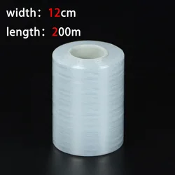 Small Roll 200m PE Stretch and Protective Film for Industrial Packaging and Grafting (120mm)