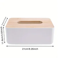 Tissue Box Napkin Rings Case Paper Box Container Reusable Bamboo Cover Car Tissue Paper Dispenser Gold 26 Letters Pattern 2