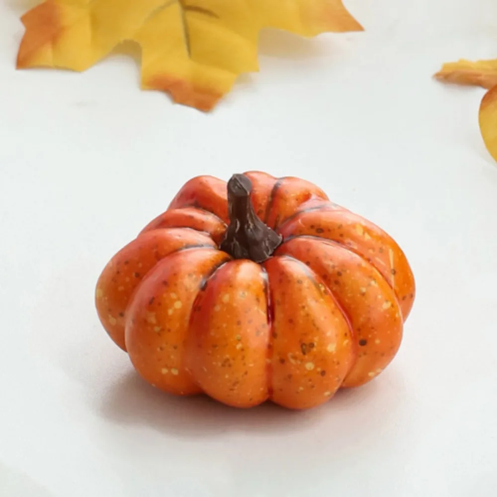 Mini Artificial Halloween Pumpkin Decor Vegetable Ornaments Artificial Pumpkin Decoration vegetable ornaments artificial pumpkin decoration