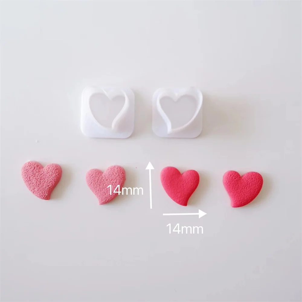 Heart shaped clay cutter, Scalloped Heart clay cutter with line, Valentine  earring cutter, Earring making tool, Valentine Clay t - AliExpress