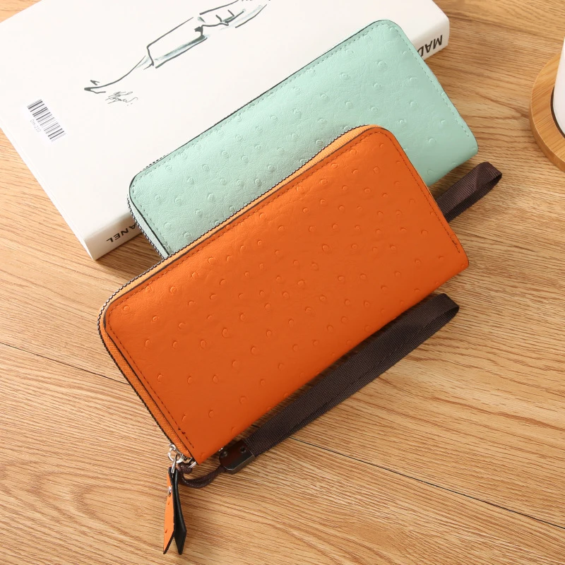 PUClutch bag women's wallet new high-end fashion zipper long wallet - 2