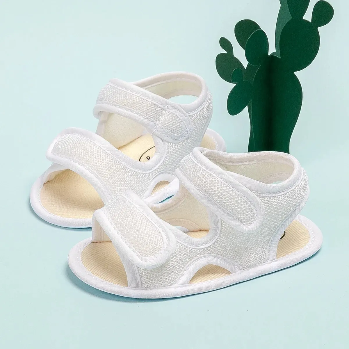 Meckior Summer Baby Flats Canvas Garden Sandals Toddler Sandal Flower Soft Cotton-Padded Anti-Slip Crib Shoes First Walker kids shoes kids sandals baby sandals sandals and clogs