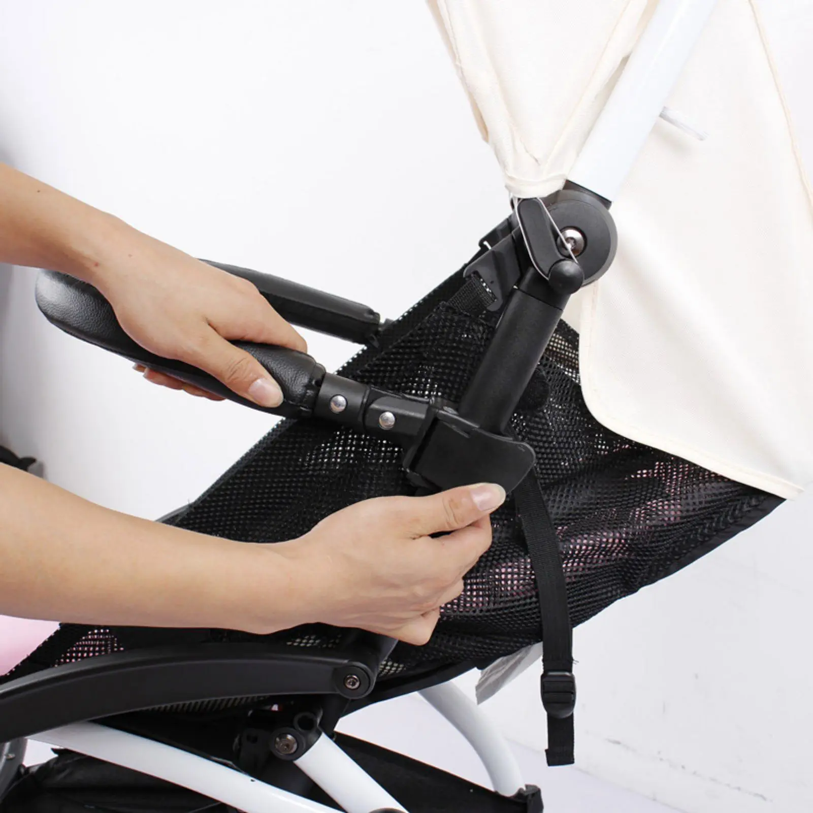 Baby Trolley Pushchair Armrest Handle Convenient to Install and Easy to Use Design Suitable for Handlebar Accessories Baby Trolley Pushchair Armrest Handle Convenient to Install and Easy to Use Design Suitable for Handlebar Accessories