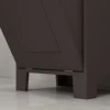 Homcom 31" Tilt Out Laundry Hamper, Free Standing Home Organizer Hamper, Bathroom Storage Cabinet, Coffee 6