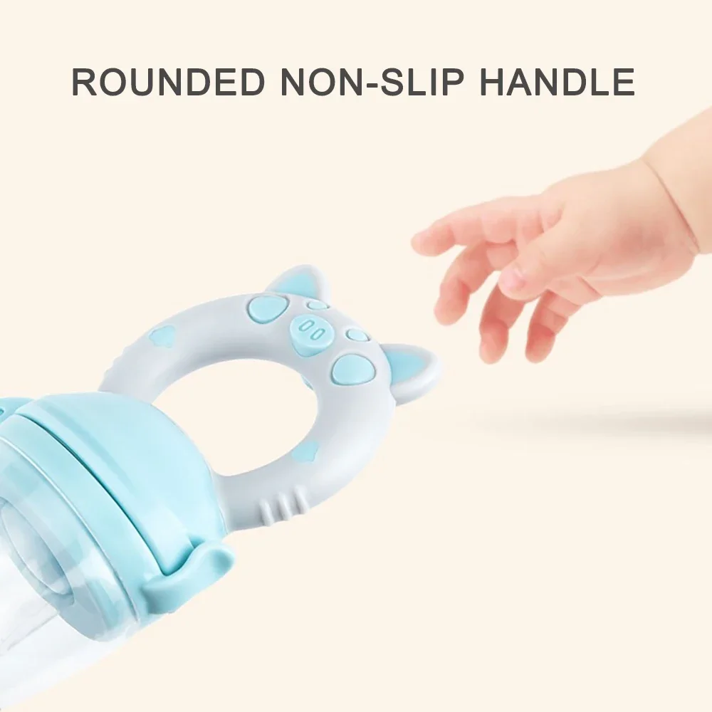 Silicone Fresh Food Nibbler Baby Feeder Kids Boy Girl Fruit Nipples Feeding Safe Infant Baby Supplies Nipple Soother Bottles 6