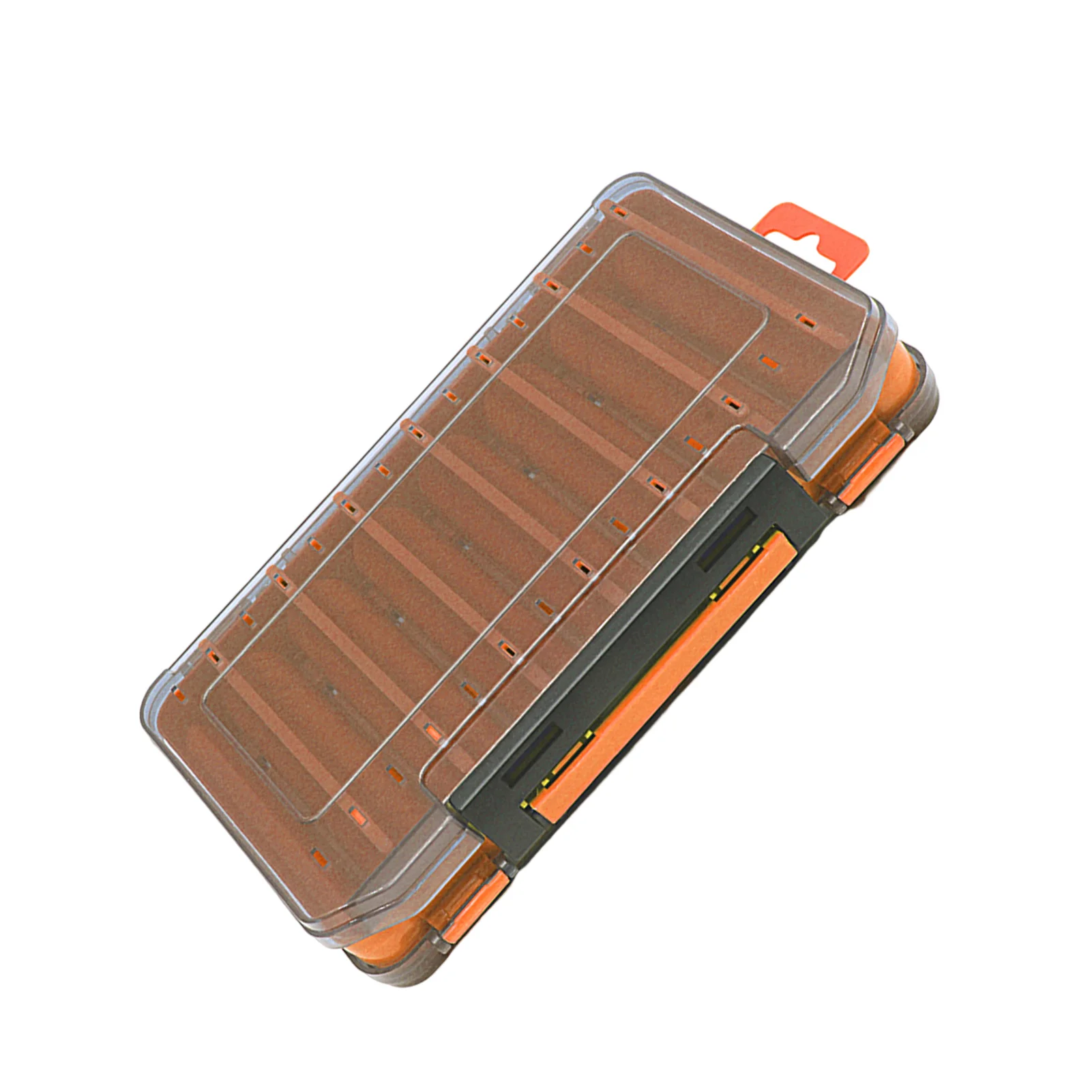 

Double-sided Luya Case Fishing Tackle Box 14x10.5x3.2cm Hard Baits Storage Box Reversible Plastic Baits Storage Accessories