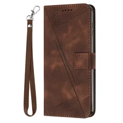 Elegant Solid Color Leather Wallet Phone Case with Magnetic Closure for Tecno Spark 30Pro 4G (Brown)