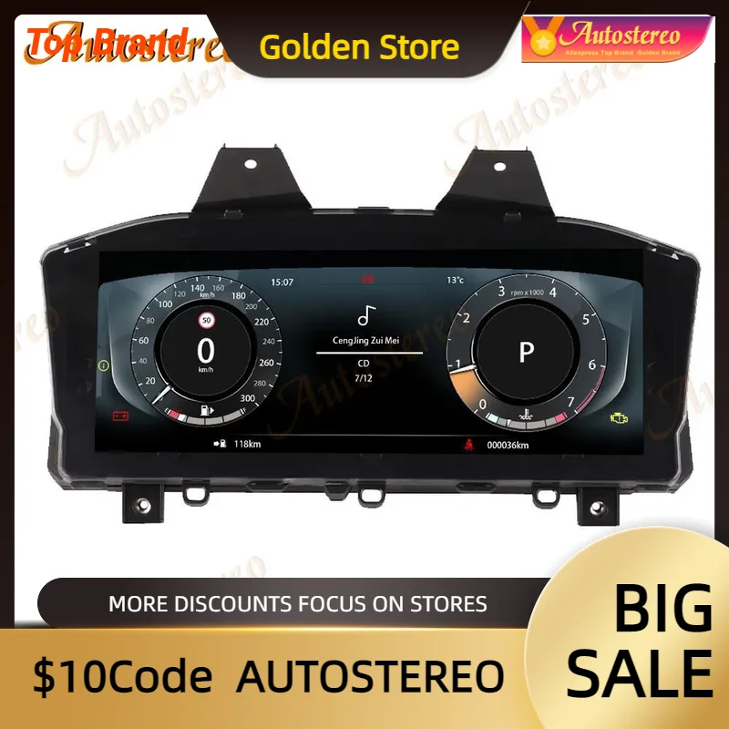 

NO Coding Digital Cluster Speed Odometer Screen LCD For Land Rover Range Rover Sport L494 Vogue L405 Virtual Cockpit Instrument