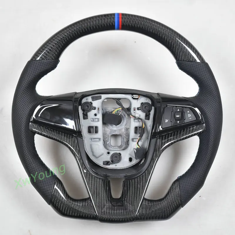 

100% Real Carbon Fiber Steering Wheel For Chevrolet Cruze Hatchback Sedan Malibu