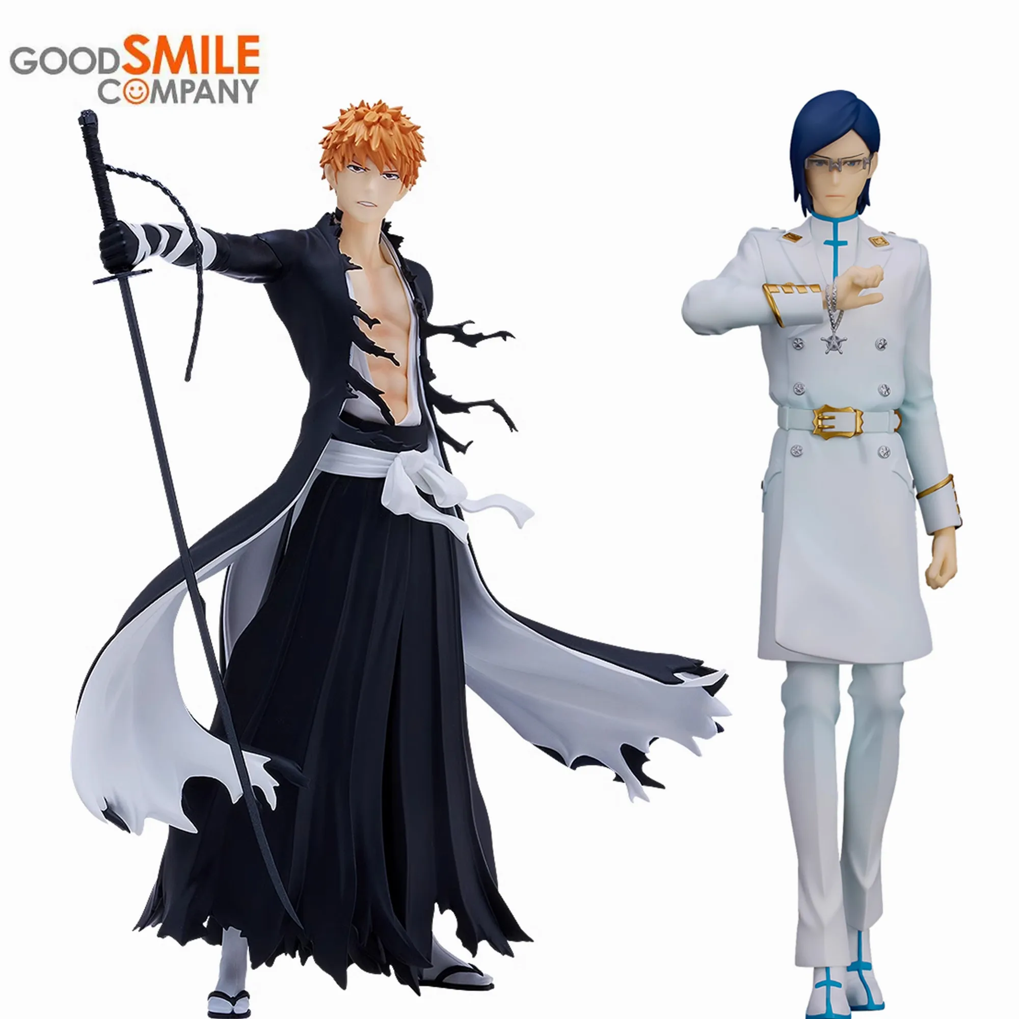 

Original Good Simle POP UP PARADE BLEACH Kurosaki Ichigo Ishida Uryuu Anime Figure Thousand-Year Blood War PVC Model Toys Gift