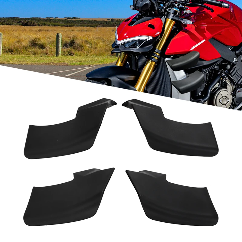 

Upper Lower Winglet Aerodynamic Wing Kit Spoilers For DUCATI Streetfighter V4 V4S V2 V4SP Motorcycle Spoiler Fixed Winglets Wing