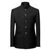 2024 Men's Business Casual MAO Suit Fashion Handsome Solid Color Wedding Match Everything  Blazer Rosa Hombre  POLYESTER 1