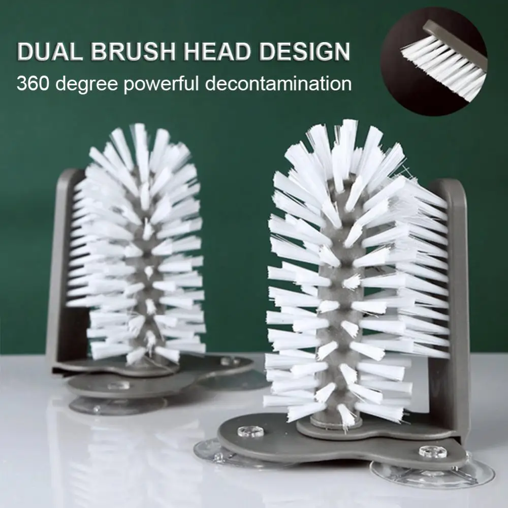 2In1CleaningBrushCupScrubberSuctionWallLazyBottlesBrush