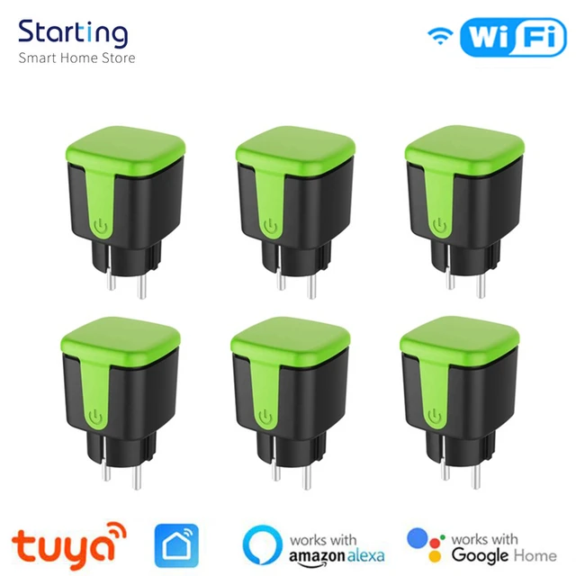 1PCS Outdoor Smart Plug WIFI IP44 Waterproof Outlet with 2-Socket Wireless  Remote & Voice Control Support Alexa Google Assistant - AliExpress