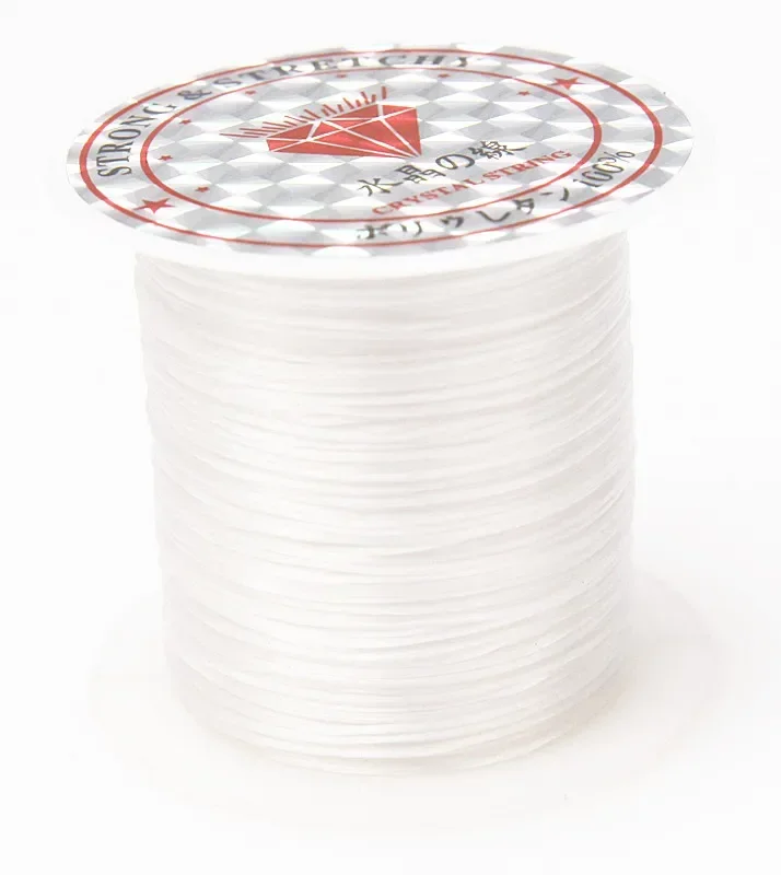 Strong Elastic Crystal Beading Cord - 10M Roll, 1mm