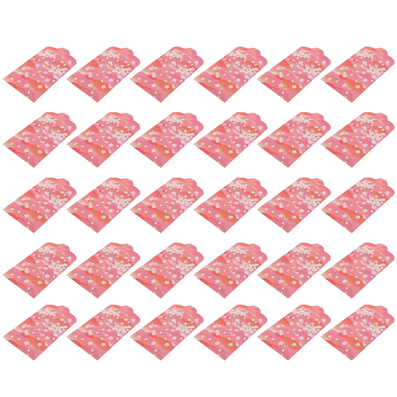 30 Pcs Red Envelopes Japanese Style Red Envelopes Money Bags Paper Printing Products Packets New Year Gift
