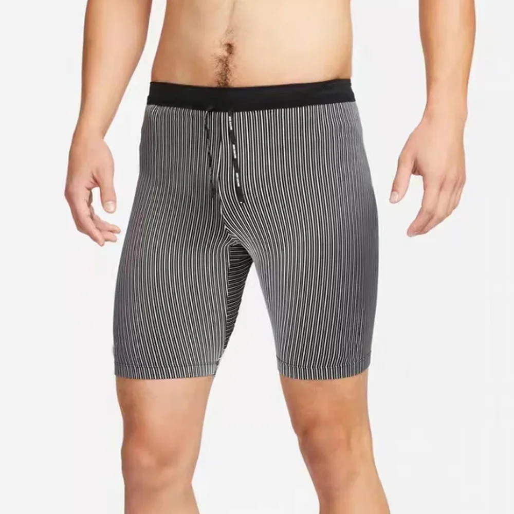 Running Sportswear Men's Sports Lycra Running Man Tights Trousers Leggings Pants Gym Fitness Shorts Male Marathon 4