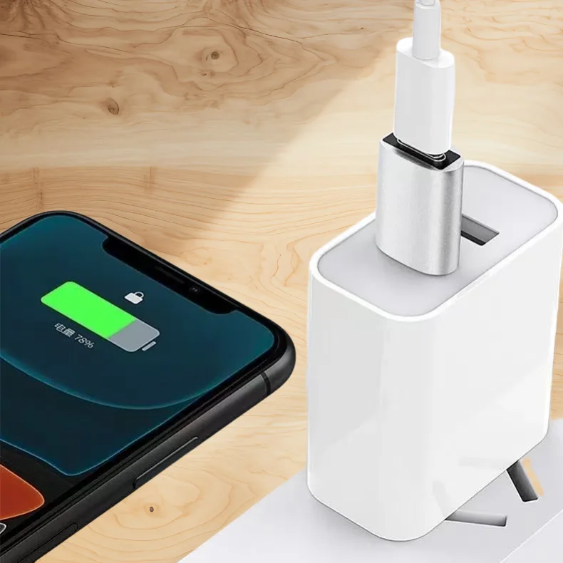 모바일 폰 어댑터 USB 3.2 남성-타입 C 여성 고속 전송 컨버터 아이폰 15Pro 지원