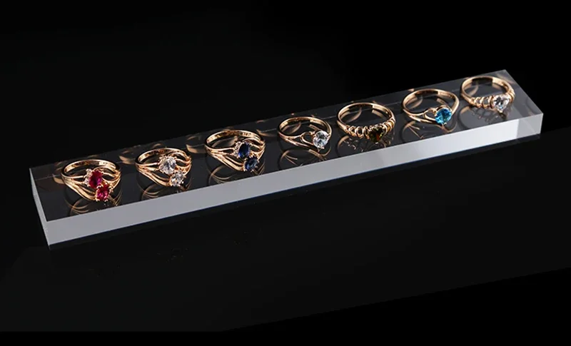 Acrylic blocks Jewelry holder Jewellery organizer display stand for Bracelet Necklace Ring earring cosmetics perfume tray case jewelry display stand jewelry display frame