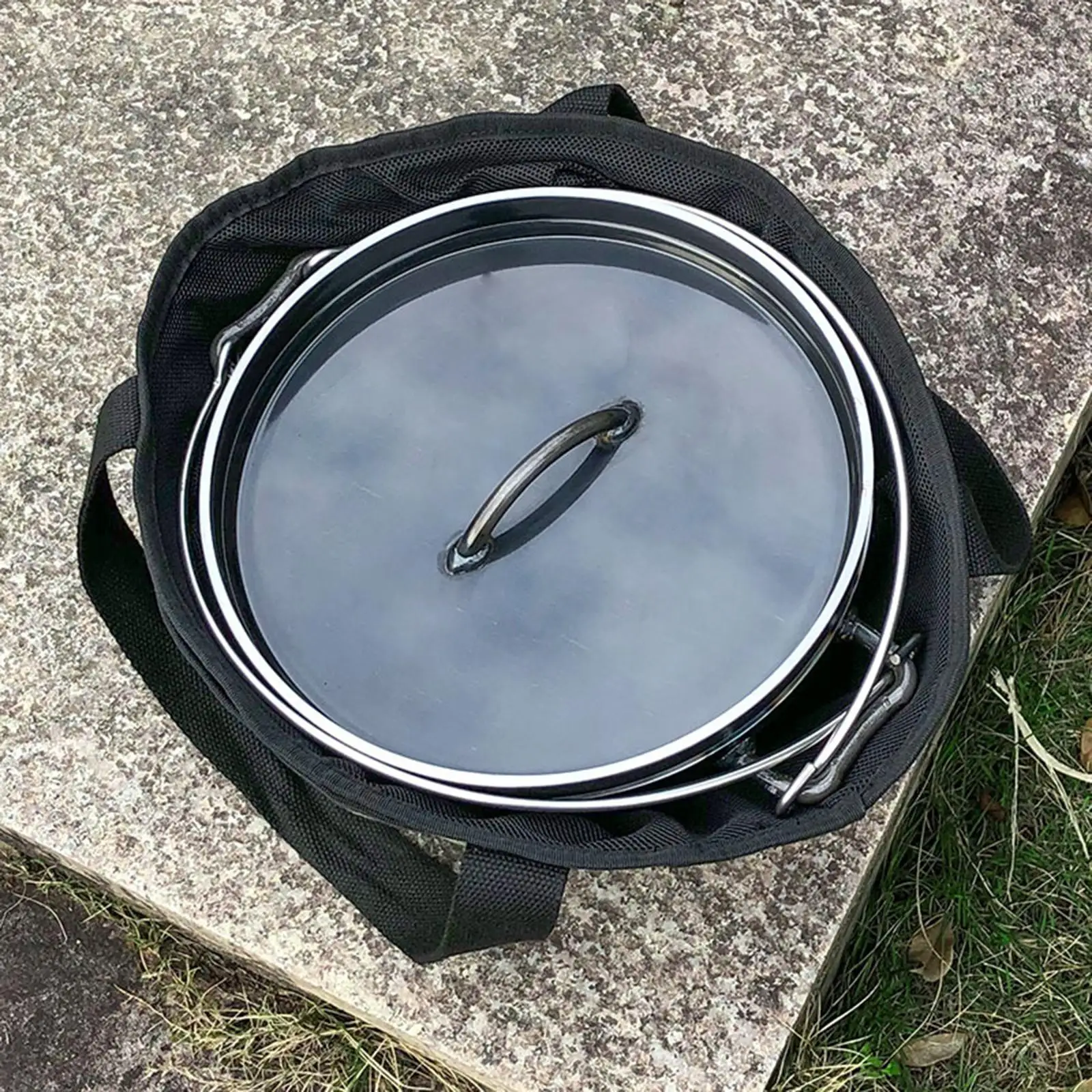 

Bag Cooking Tools Cover Portable Griddle Durable BBQ for Camping Outdoor