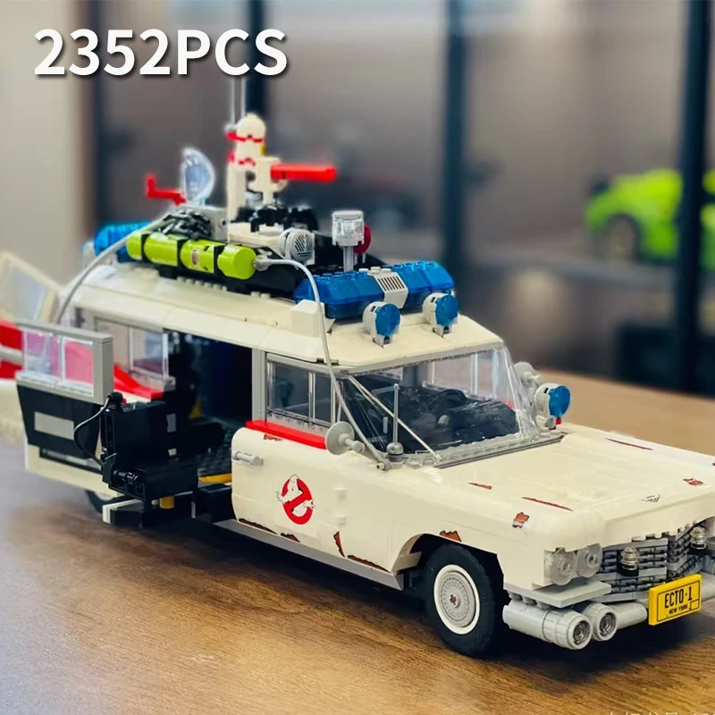 2026 새로운 고스트버스터즈 Ecto1 자동차 빌딩 블록 모델 장난감 세트 성인용 어린이 할로윈 크리스마스 선물 MOC 10274