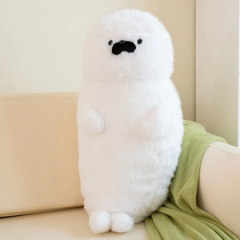 thumbnail image 1 of Nuevos muñecos de peluche de foca perezosa de 40/70 cm, suaves, almohadas, juguetes de dibujos animados, muñecos de confort para bebés, regalos de cumpleaños para niñas y niños, decoración, 1 of 5