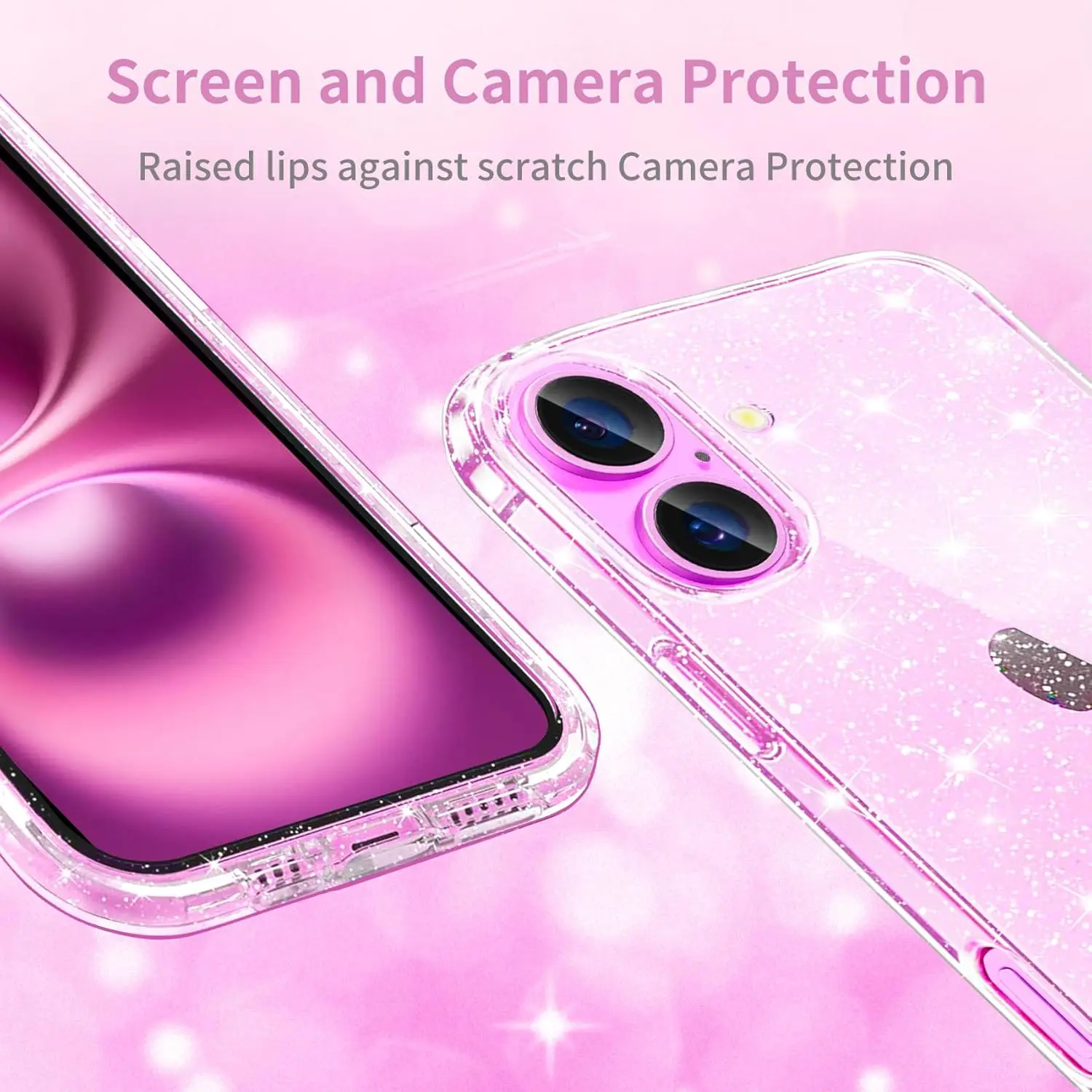 Glitter Clear Phone Cover Accessories