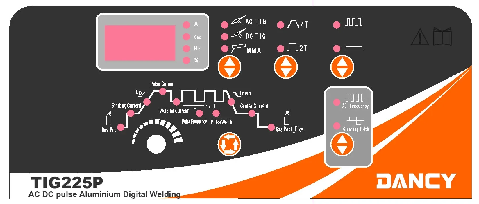 Tig Ac Dc TIG225P Pulse Welder 220V Inverter Aluminium Digital Welding Machine 3