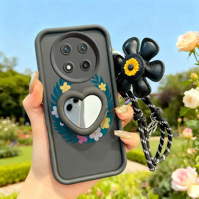 Colorful Garland Phone Case Set with Lanyard and Craft Embellishments - 3 Piece Set