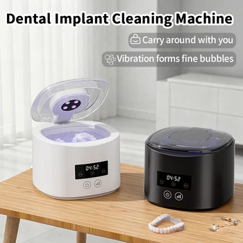 50KHZ USB Rechargeable Ultrasonic Dental Cleaning Machine Multi-Function for Invisible Braces Retainer Denture And Jewelry Care 1