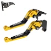 Motorcycle CNC Accessories Folding Extendable Brake Clutch Levers Adjustable Handle Fit 675 STREET TRIPLE 2008-2016 (NO R or RX) 5