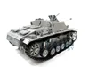 Metal Model Mato 1/16 Scale Stug III KIT RTR RC Tank Infrare Barrel Recoil Metal Color 1226 Toys TH00665 5