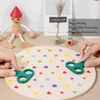 Children Shape Matching Montessori Toys Color Cognition Hand-eye Coordination Logical Thinking Training Interactive Board Games 2