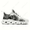 Halloween Skull And Rose Print Flats Sneakers Mens Womens Sports Running Shoes High Quality DIY Sneaker customization Shoe 3