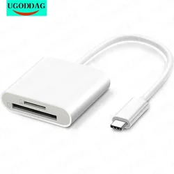 USB-C to SD Card Reader USB Type C to SD TF Card Camera Reader Adapter Compatible with Galaxy S10/9 Mate20  More USB C Devices