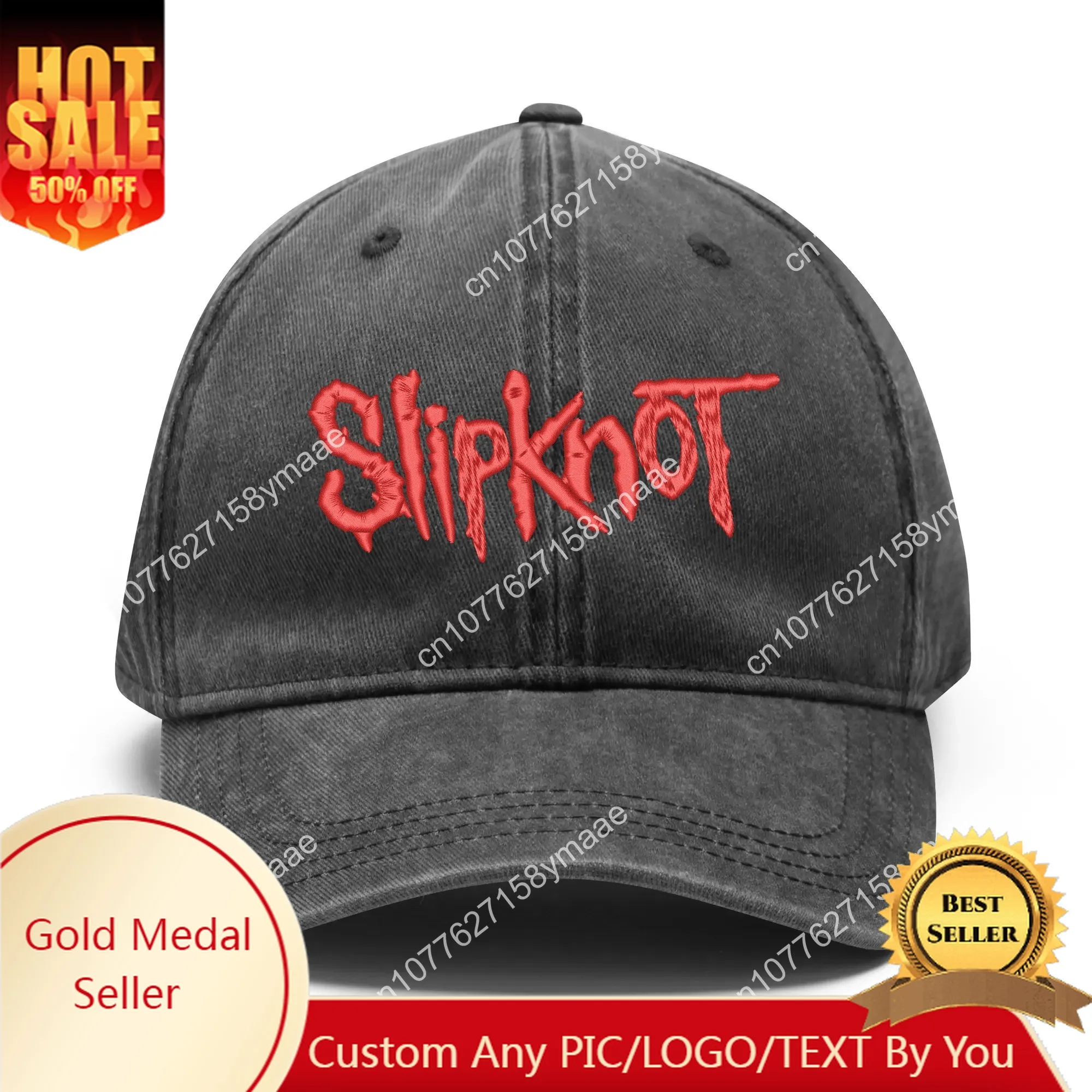 

Slipknots Embroidery Hats Mens Womens Sports Baseball Hat Hip Hop Customized Made DIY Caps Personalized Text Cowboy Trucker Cap