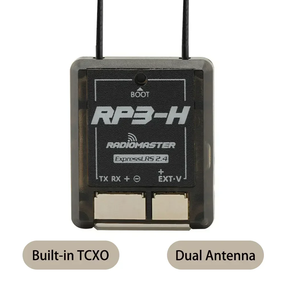Radiomaster RP3-H: ELRS Nano RX ultracompatto con doppia antenna e TCXO per aggiornamenti RC di livello professionale - immagine 5