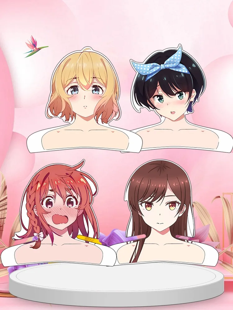 Anime rent-a-namorada: temporada 2 sarashina nanami mam mizuhara chizuru  cosplay fãs presente abs 35*36cm cabide de forma humana