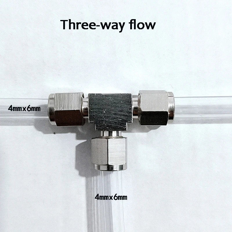 aquarium CO2 air connection valve multiple diverter CO2 system accessories air pipe stainless steel multiple diverter 4 * 6mm 5