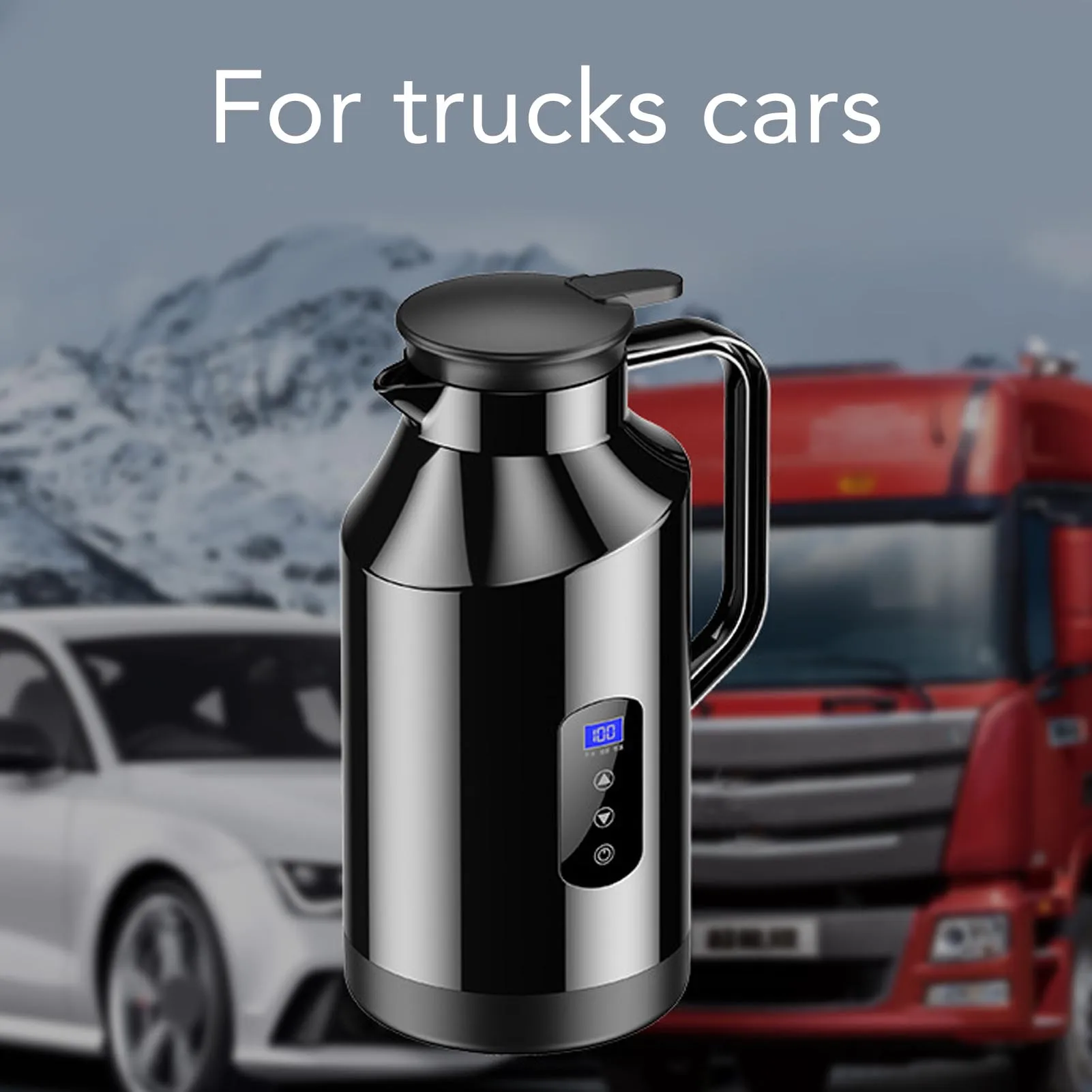 1500ML Car Hot Kettle Portable Water Heater Auto 12V 24V for Tea Coffee ...