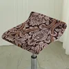 Cashier Chair Cover Seat Rotating Lifting Bench Cashier Bar Hotel Stool Cover Elastic Square Chair Office Swivel Chair Cover 4