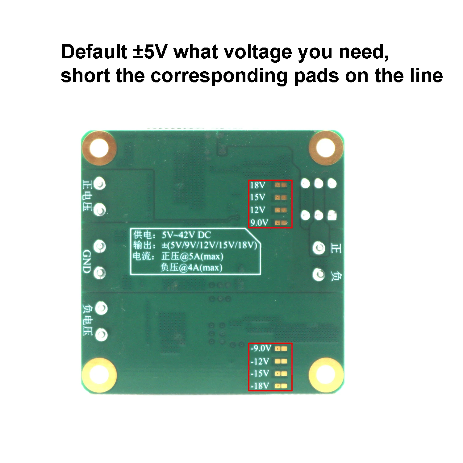 Spanningsregelaarmodule instelbaar LM317 LM337 spanningsregelmodule instelbaar gestabiliseerde boardvoeding AC 10-24V-ingang
