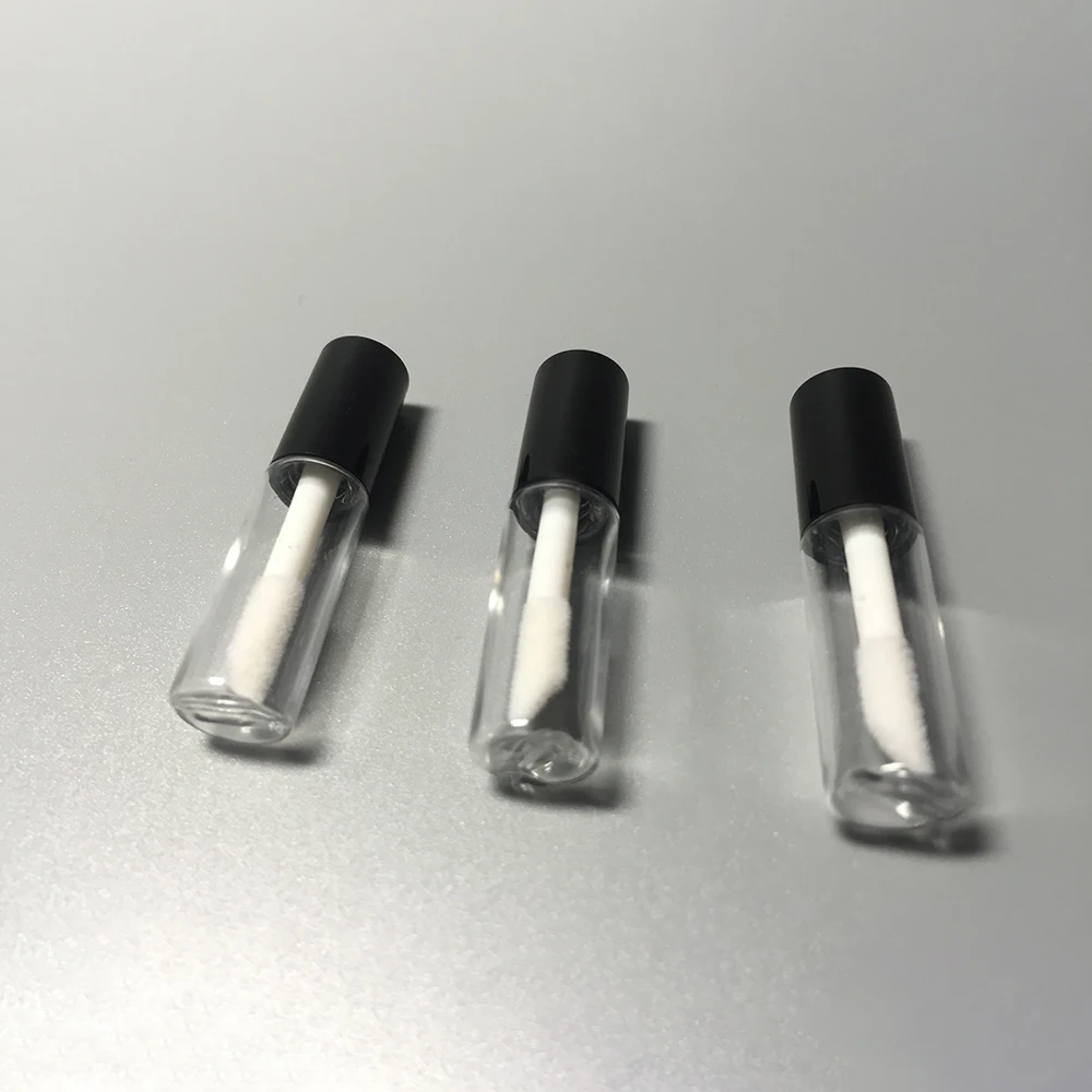 1.2ML 빈 립글로스 튜브 DIY 로즈 골드 플라스틱 휴대용 액체 립스틱 컨테이너 미니 립글로스 튜브 도매
