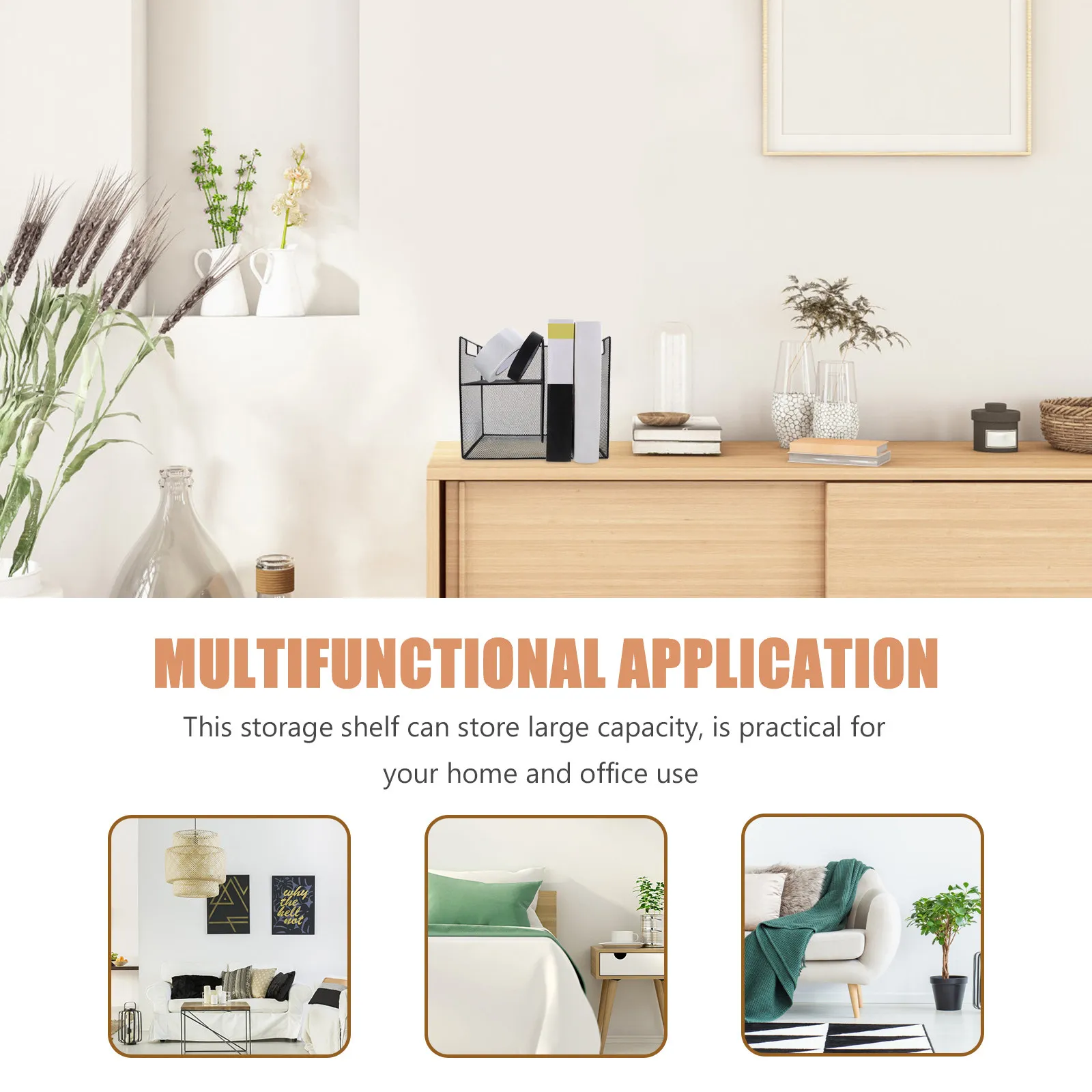 대용량 파일 정리함, 바인더, 노트북, 잡지 수납, 세로형 파일 홀더, 사무실, 학교, 작업 공간 정리, 잡동사니 없는 공간