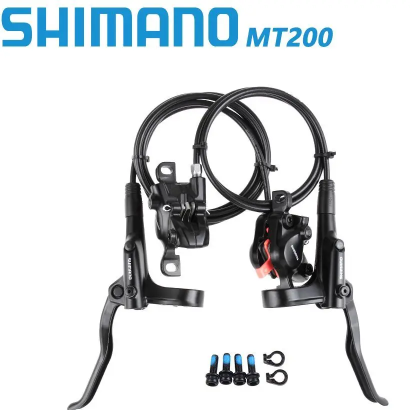 Shimano MT200 Hydraulic Brake MTB Mountain Bike Disc Brake Set BL-MT200 ...