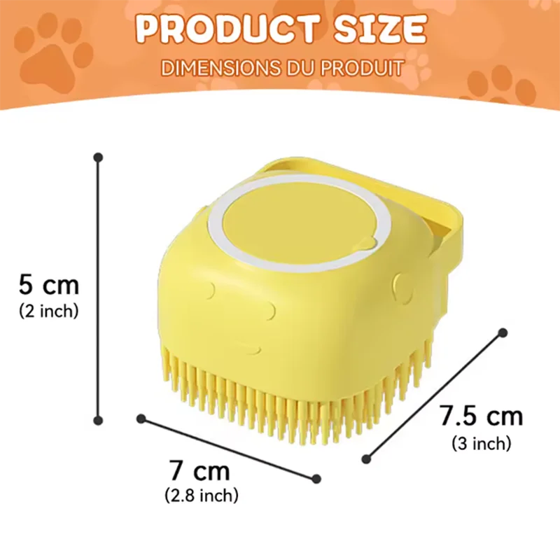 Multifunctional Pet Bath Massage Brush 2
