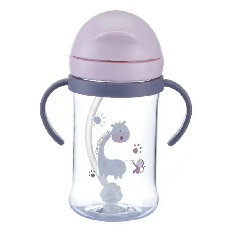 

Baby Toddler Sippy Cups 6-12 Months Leak Proof Straw Cup With Handles Silicone Cups For 1 Year Old Toddlers Infants Babies Girls
