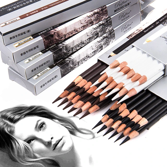 12 Charcoal Art Pencils Drawing Painting Sketching Long Lasting Break – The  Novelty Gift Shop