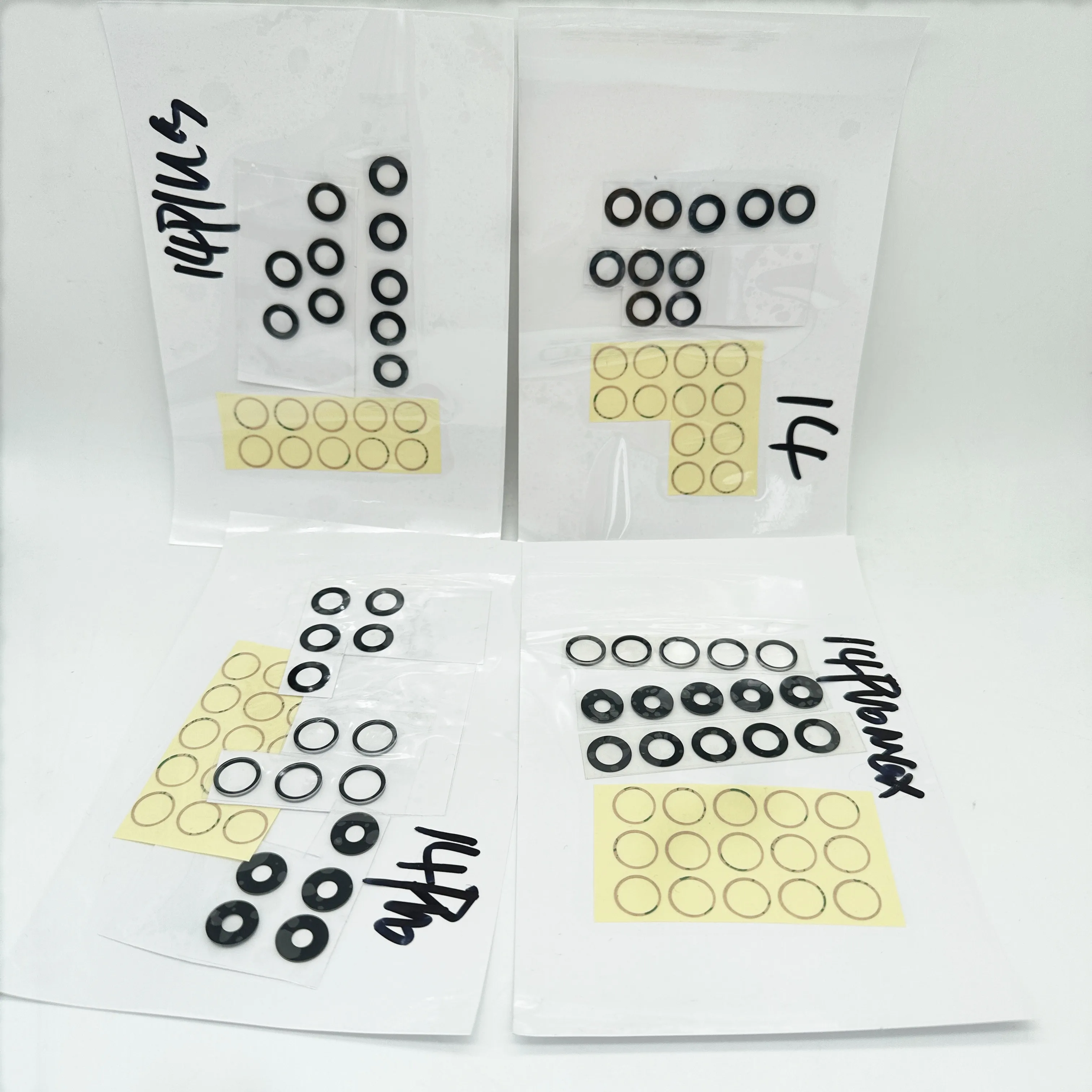 Sapphire Rear Camera Lens Glass Replacement Kit - 5 Piece Set for Pro/Main Camera Repair
